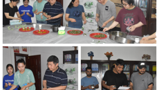 成人教育学院党支部联合国际教育学院党支部开展“清明寄相思 青团总关情”志愿服务活动