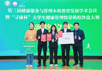 星空彩票老版本下载代表队在全国第三届“寻康杯”大学生健康管理情景模拟沙盘大赛荣获一等奖