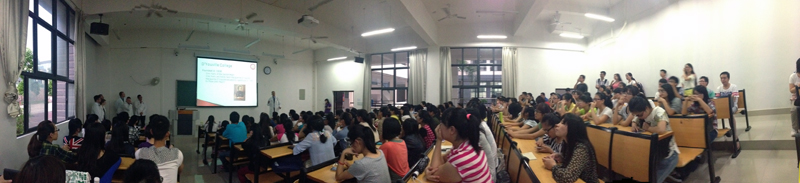 美方教授授课现场