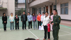 广西中医学院护理学院举行消防应急疏散演习