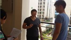 药学院领导五一假前进行学生宿舍安全卫生检查