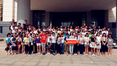 基础医学院组织2015级中医学专业学生进行我校仙葫校区游园活动