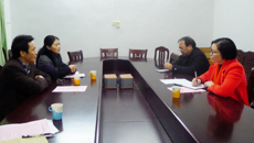 广西中医学校党委书记冼锦华率队到 崇左市江州区了解毕业生就业情况