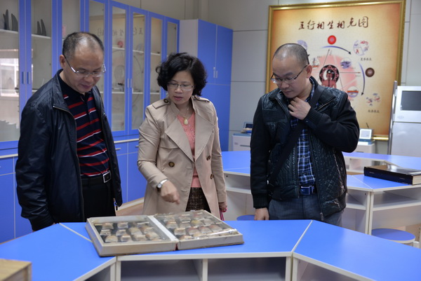 参观中医诊查实训室