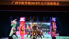 神州大地同贺春岁来，杏林学子共迎新时代 ——广西中医学校成功举办2018年元旦迎新晚会