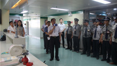 瑞康医院举行消防安全应急演练