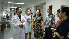 海南省中医院副院长郑南生一行到一附院参观交流