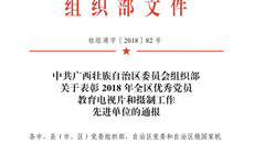 我院两部作品《善心妙手——陈慧侬》、《壮医临床第一人》荣获2018年全区优秀党员教育电视片三等奖