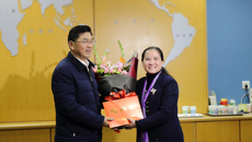 自治区党委常委、纪委书记房灵敏莅临我校慰问林江教授