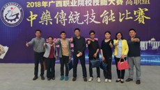 我校在2018年广西职业院校技能大赛中药传统技能比赛中获得佳绩