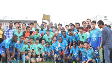 2018年体育文化节足球赛男子组比赛闭幕 国际教育学院夺冠