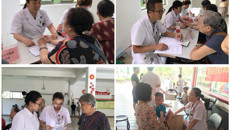 一附院门急诊党总支赴“在水一方”社区开展“喜迎建党97周年”惠民义诊活动