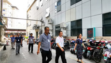 一附院领导带队进行国庆节前安全大检查