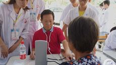 【不忘初心 牢记使命】赛院开展“不忘初心、牢记使命”主题教育为民义诊活动