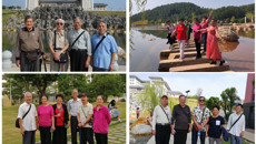 我校离退休职工参观仙葫校区 寓教于“行”