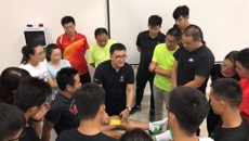 2019年广西学校体育教师运动伤害防护与急救技能培训班在我校举办