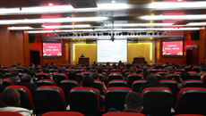 自治区党委常委、统战部部长徐绍川为我校师生作思政专题报告