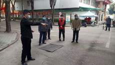 何并文副书记到明秀校区检查新型冠状病毒性肺炎疫情防控工作