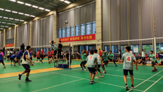 我校参加2021年全区高校教职工气排球比赛