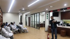 一附院健康体检中心开展消防安全培训