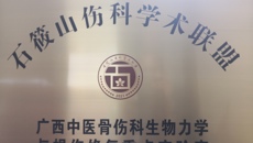 广西中医骨伤科生物力学与损伤修复重点实验室成为石筱山伤科学术联盟成员