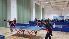 我校组队参加2021全区高校教职工乒乓球球比赛