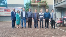 广西医科大学后勤基建处麦庆艺处长一行到我校考察