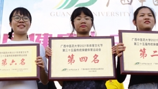 壮医药学院在我校第三十五届传统保健体育运动会荣获佳绩