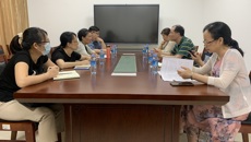 广西艺术学院财务资产处、审计处负责人一行到我校交流