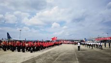 云开“疫”散，花开有期！一附院派出的63名广西援沪医疗队队员今日平安返程！