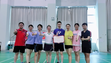 学校举行2022年星空彩票老版本下载（校本部）教职工羽毛球比赛