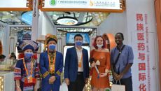 附属国际壮医医院亮相2022年中国国际服务贸易交易会，具有浓厚民族特色的壮医药文化备受瞩目