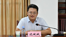 广东一方制药有限公司党委书记、总经理沈斌斌到我校考察交流