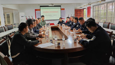 南宁市公安局仙葫派出所到我校开展安全稳定工作交流座谈会