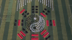 我校第三十七届传统保健体育运动会暨教职工“健身气功·八段锦”比赛成功举办