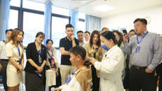 大湾区青年游学团到附属国际壮医医院参观调研