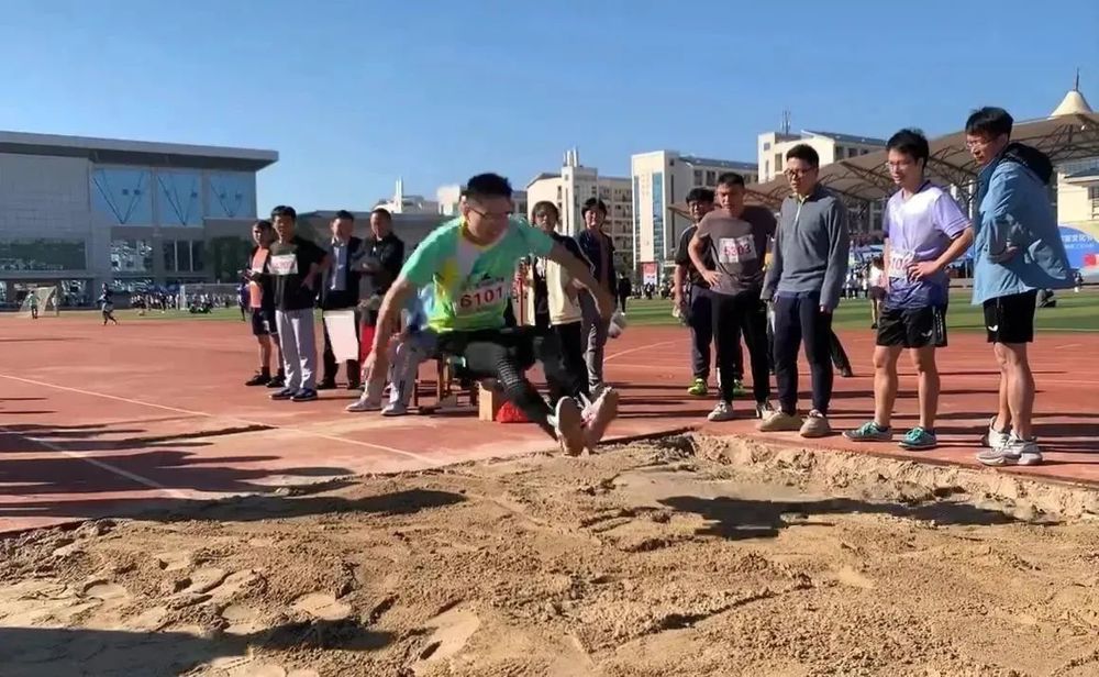 韦尚谋获得男子跳远青年组第二名