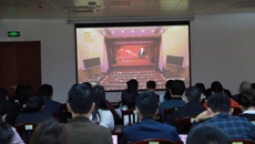 我校组织收看广西勤廉榜样先进事迹主题情景报告会