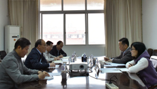 自治区党委编办事业单位登记处处长农华方一行到赛院开展事业单位法人履职情况调研