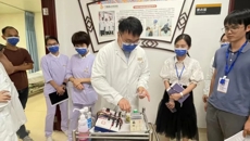 附属国际壮医医院开展职业暴露应急处置演练