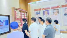 附属国际壮医医院外科第六党支部到院史馆开展主题党日活动
