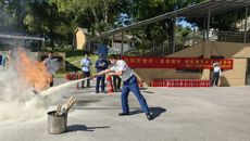 附属国际壮医医院2025年“消防宣传月”消防安全理论与实践技能竞赛收官