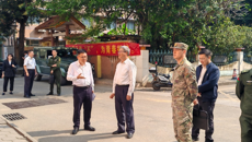 自治区政府办公厅二级巡视员黄江元一行莅临我校开展征兵工作调研